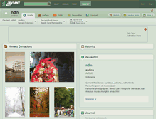 Tablet Screenshot of ndin.deviantart.com