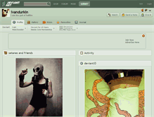 Tablet Screenshot of ivandurkin.deviantart.com