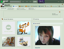 Tablet Screenshot of missush.deviantart.com