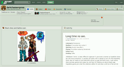 Desktop Screenshot of darkchaosempress.deviantart.com