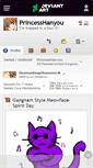 Mobile Screenshot of princesshanyou.deviantart.com