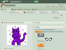 Tablet Screenshot of princesshanyou.deviantart.com
