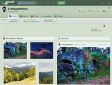 Tablet Screenshot of cristiapostolescu.deviantart.com