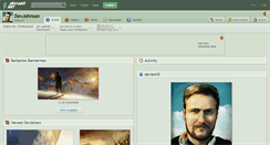 Desktop Screenshot of devjohnson.deviantart.com