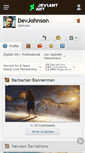 Mobile Screenshot of devjohnson.deviantart.com