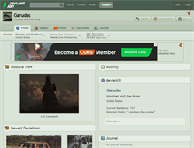 Tablet Screenshot of garudas.deviantart.com