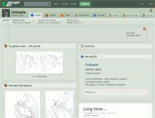 Tablet Screenshot of onissarle.deviantart.com