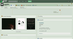 Desktop Screenshot of inquietto.deviantart.com