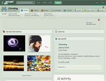 Tablet Screenshot of j2analog.deviantart.com