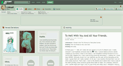 Desktop Screenshot of linksaii.deviantart.com