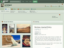 Tablet Screenshot of parijatgaur.deviantart.com