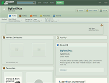 Tablet Screenshot of bigfanofkaa.deviantart.com