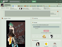 Tablet Screenshot of emtracey.deviantart.com