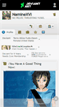 Mobile Screenshot of naminexvi.deviantart.com