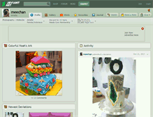 Tablet Screenshot of meechan.deviantart.com