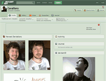 Tablet Screenshot of cavalliero.deviantart.com