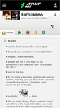 Mobile Screenshot of kuro-note.deviantart.com