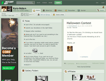 Tablet Screenshot of kuro-note.deviantart.com