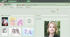 Desktop Screenshot of hobra-hobra.deviantart.com