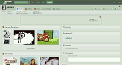 Desktop Screenshot of jubilant.deviantart.com