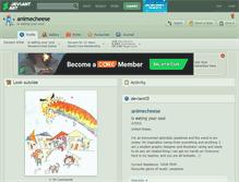 Tablet Screenshot of animecheese.deviantart.com