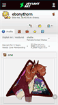 Mobile Screenshot of ebonythorn.deviantart.com
