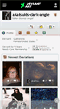 Mobile Screenshot of akatsukis-dark-angle.deviantart.com