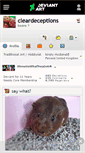 Mobile Screenshot of cleardeceptions.deviantart.com