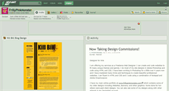 Desktop Screenshot of frillypinkmonster.deviantart.com