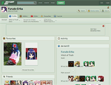 Tablet Screenshot of furudo-erika.deviantart.com