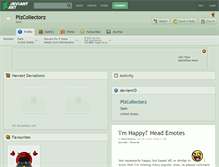 Tablet Screenshot of plzcollectorz.deviantart.com