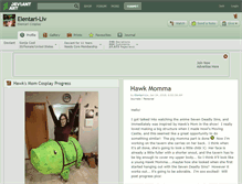 Tablet Screenshot of elentari-liv.deviantart.com