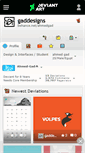 Mobile Screenshot of gaddesigns.deviantart.com