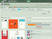 Tablet Screenshot of gaddesigns.deviantart.com