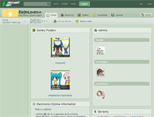 Tablet Screenshot of elejinlovers.deviantart.com