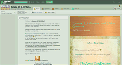 Desktop Screenshot of escape-of-a-writer.deviantart.com