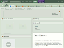 Tablet Screenshot of lydio.deviantart.com