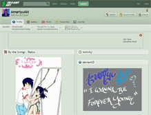 Tablet Screenshot of amariyuaki.deviantart.com