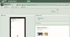 Desktop Screenshot of dreamworm.deviantart.com