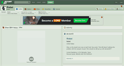 Desktop Screenshot of ffrebel.deviantart.com