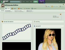 Tablet Screenshot of miliselenatoredition.deviantart.com