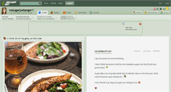 Desktop Screenshot of nosugarjustanger.deviantart.com