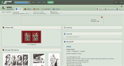 Desktop Screenshot of imick.deviantart.com