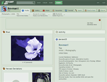 Tablet Screenshot of bowman1.deviantart.com