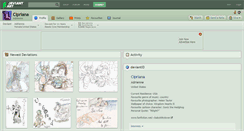 Desktop Screenshot of cipriana.deviantart.com