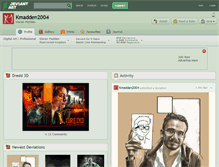 Tablet Screenshot of kmadden2004.deviantart.com