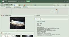 Desktop Screenshot of immortal-harkat.deviantart.com