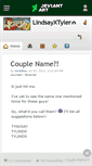Mobile Screenshot of lindsayxtyler.deviantart.com