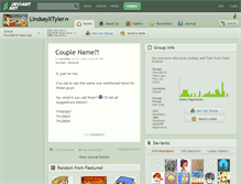 Tablet Screenshot of lindsayxtyler.deviantart.com
