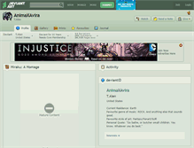 Tablet Screenshot of animaxavira.deviantart.com